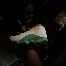 Retro Lucky Green Jordan 13s