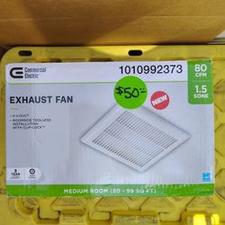 Bathroom Exhaust Fan Medium Room size