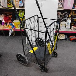 Black, X-tra Size, heavy-duty, folding utility/shopping cart