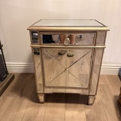 Mirrored Night Stand