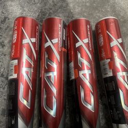 4 Marucci CATX USSSA Baseball Bats – $400 for All (Must Sell Today) 