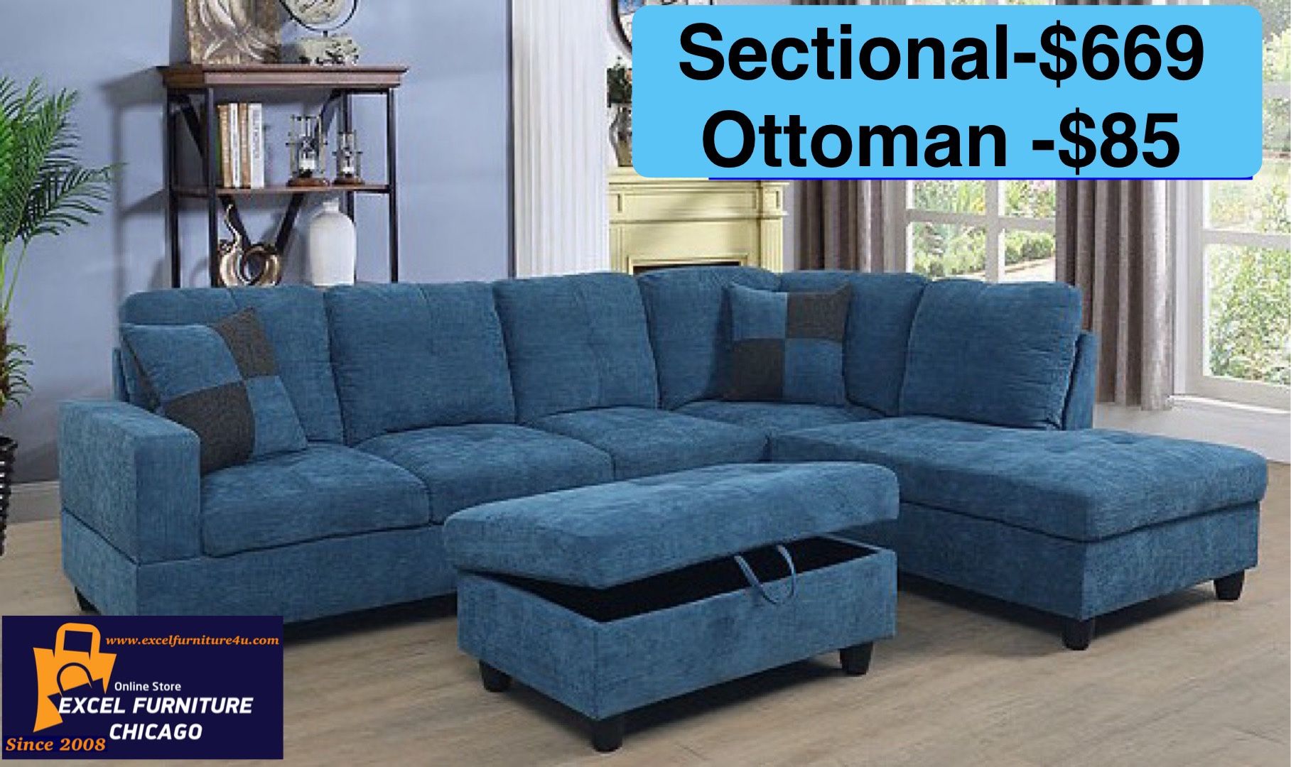 💫FREE DELIVERY💫Brand New Sectional Sofa Couch