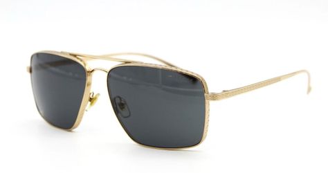Versace MOD 2216 Gold Metal Sunglasses Gray Lens 1002/87 61-15-140 Made Italy