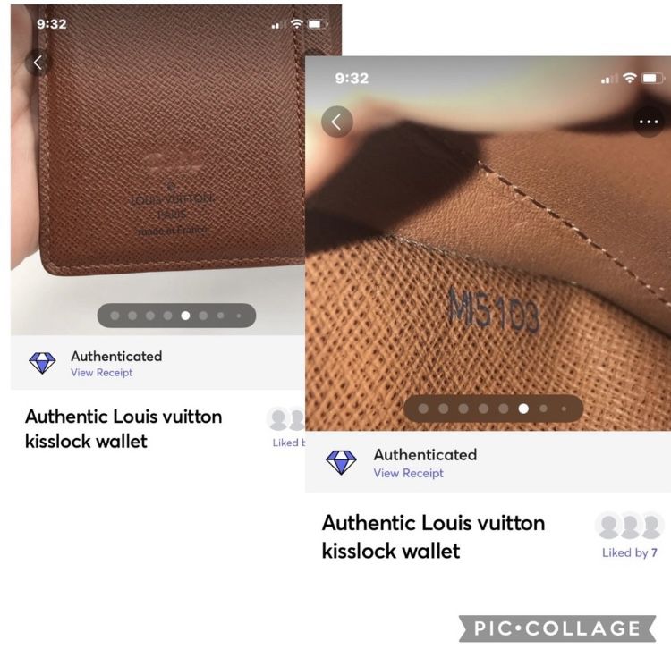 CLEARANCE SALE ‼️ AuthenticLouis Vuitton short kisslock wallet in