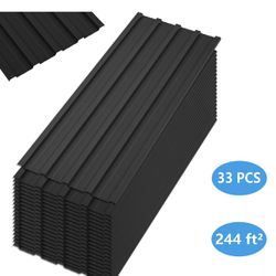 5 Packs Of 33 Pieces Each Pack Of  Roof Panels Galvanized Steel Metal Roofing Sheets Wall Panels