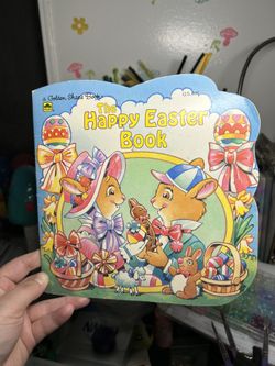 1985 A Little Golden Book The Happy Easter Book 