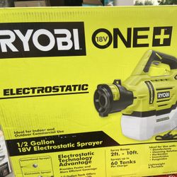 Ryobi Electrostatic 18v Half Gallon With Battery And Charger