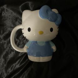 Hello Kitty Blue Full Body Mug