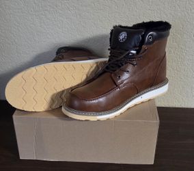Mens Size 12.5 ANGRYRAM Steel Toe Waterproof Work Boots
