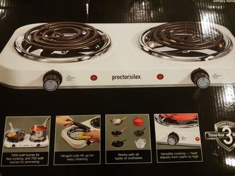 Procter Silex Dual Burner Stove