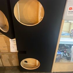 Subwoofer Boxes. For Toyota Tacoma. Dual 12”