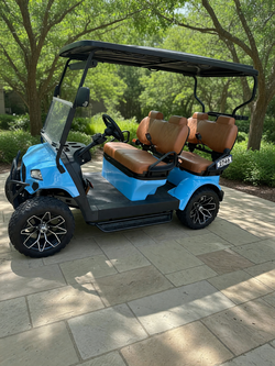 2025 LUX F4 Lithium Powered 4-Seater Golf Cart in like new condition