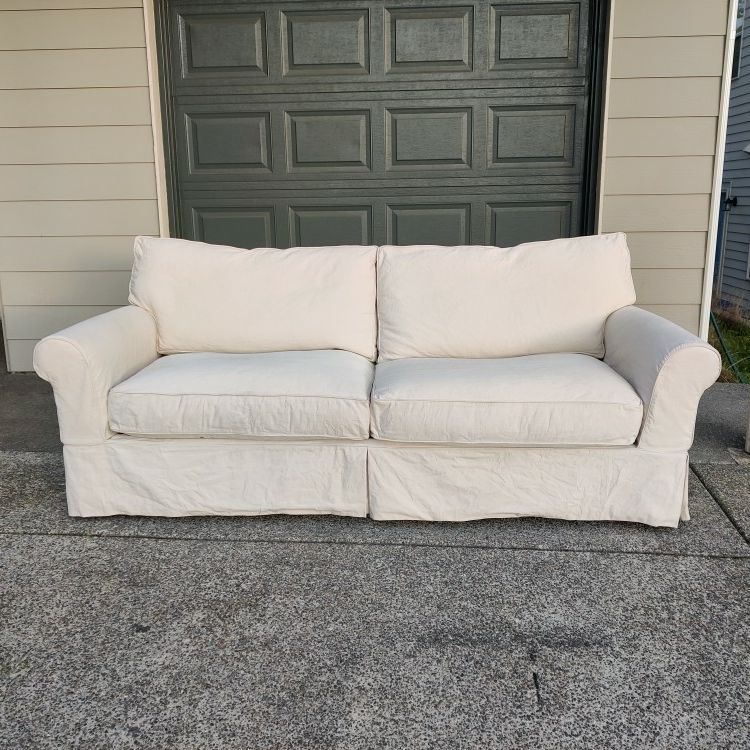 Restoration Hardware Grand Scale Roll Arm Slipcover Sofa Delivery Available For In Seattle Wa Offerup Restoration Hardware Grand Scale Roll, Restoration Hardware Grand Scale Roll Arm Sofa Slipcover