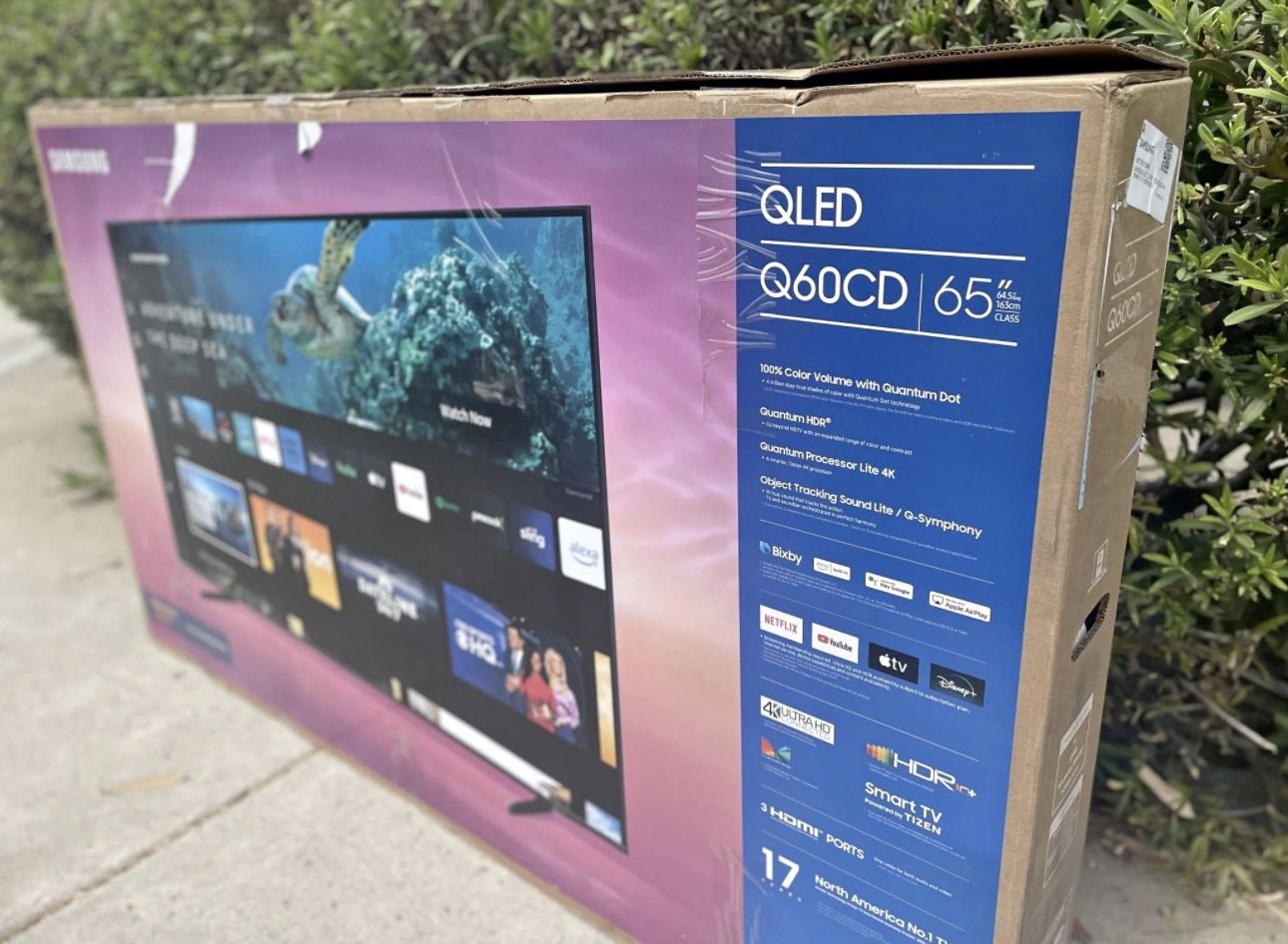 65” Samsung QLED Q6 Smart 4K TV Led