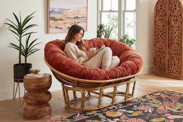 WORLD MARKET Corduroy Double Papasan Chair