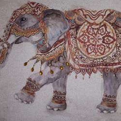 Brand new canvas elephant wall art Thumbnail
