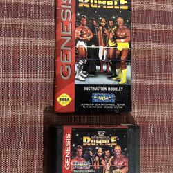 WWF Royal Rumble w/Manual for Sega Genesis 