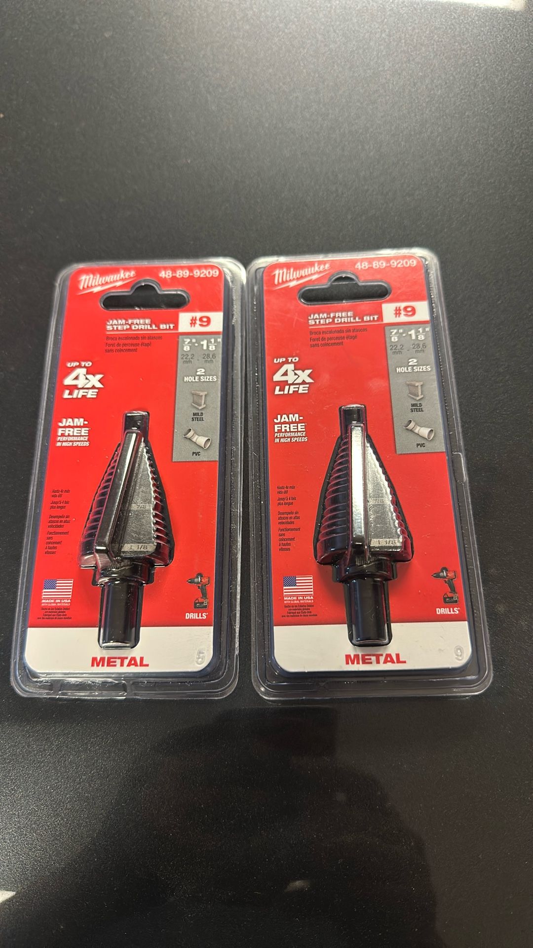 Step Drill Bit $40 Both