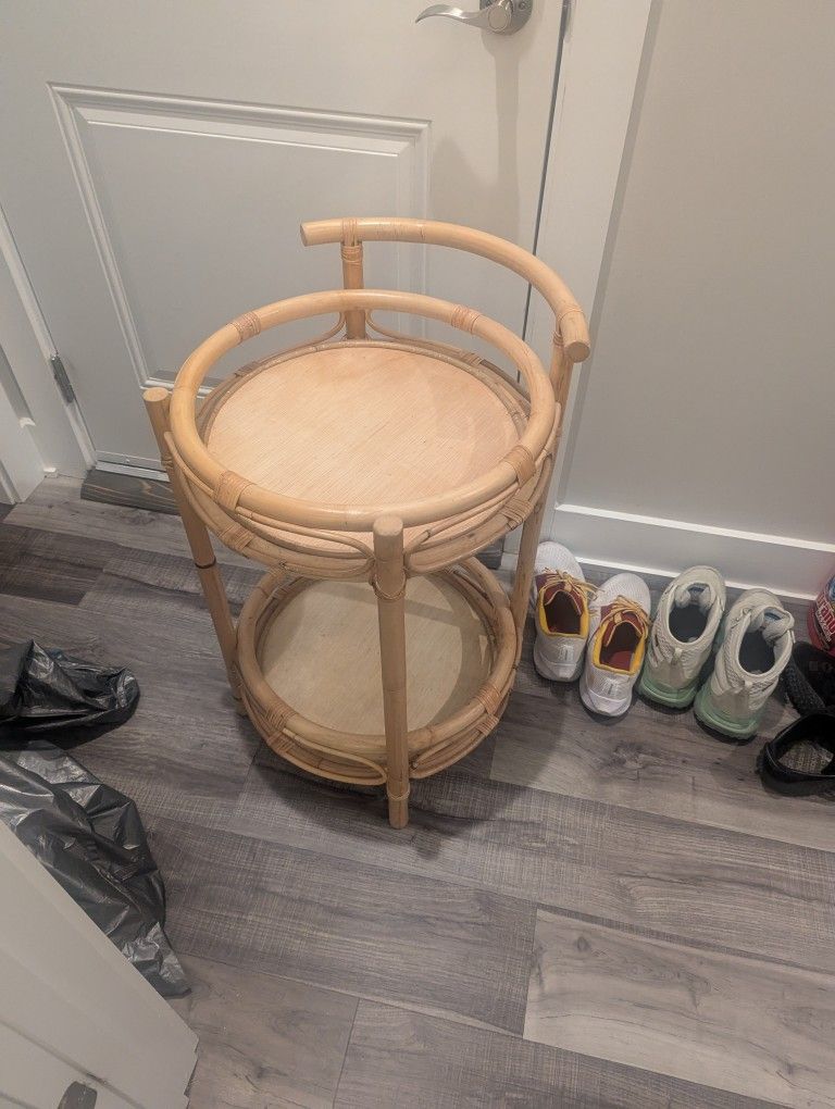 Wooden Bar Cart
