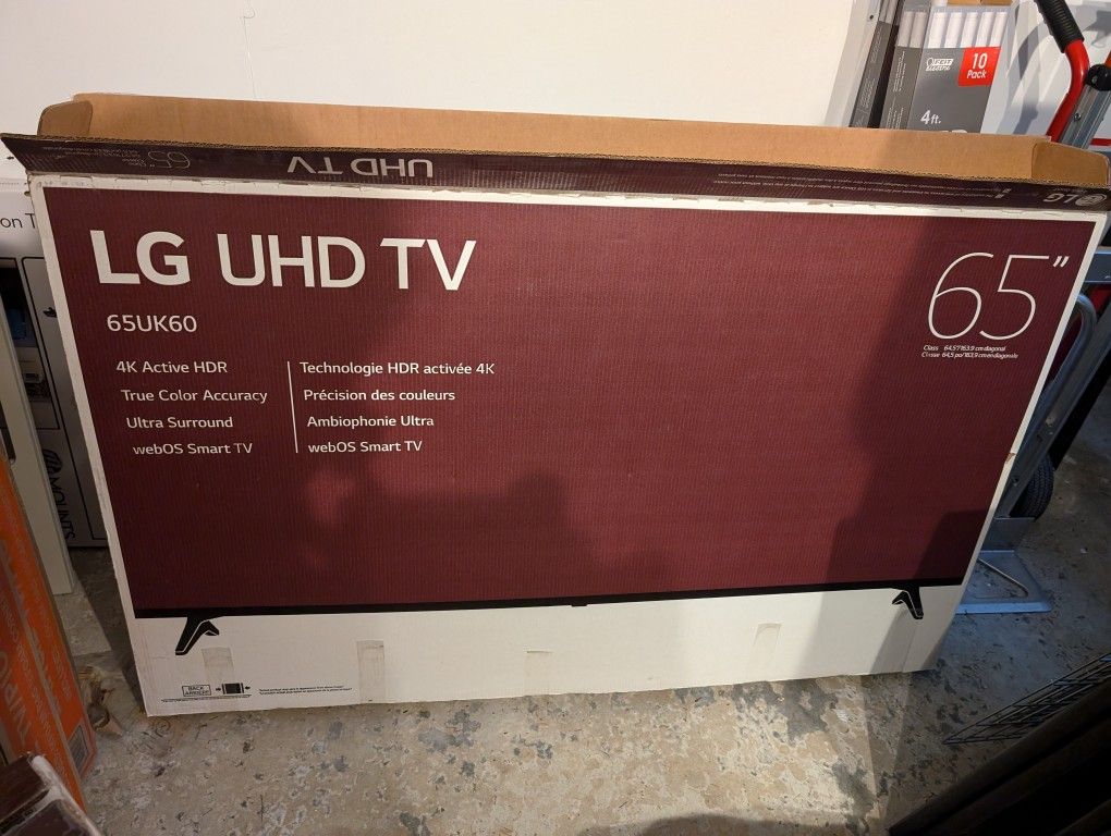 LG 65 4K TV
