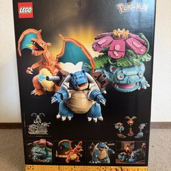 Lego Pokemon Venusaur, Charizard and Blastoise Set 72513 Brand New Unopened