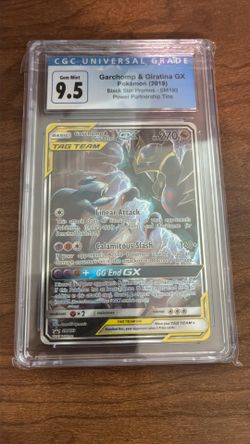 Pokemon Garchomp & Giratina GX Power Partnership Tin Promo SM193 CGC 9.5