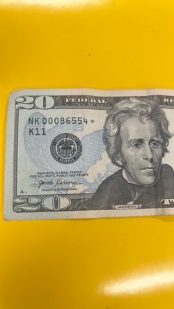 Low serial number on 2017 $20 star note
