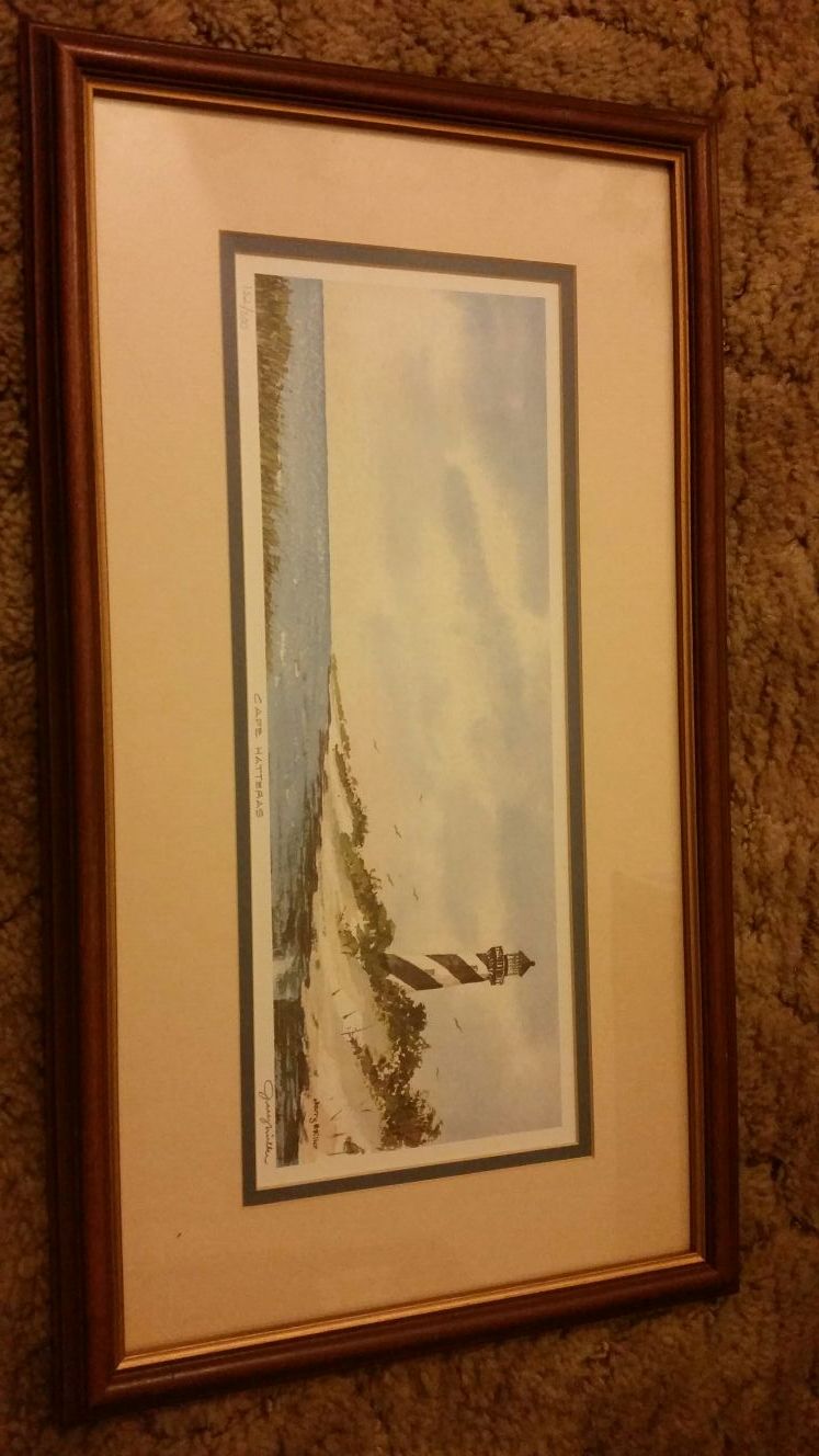 Cape Hatteras print signed and numbered by artist Jerry Miller