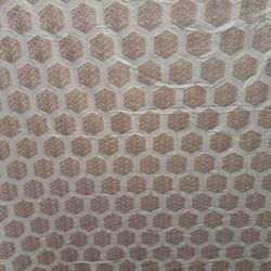 Embroidered  Hexagon Fabric
