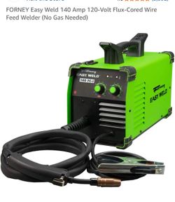 FORNEY Easy Weld 140 Amp 120-Volt Flux-Cored Wire Feed Welder (No Gas Needed)