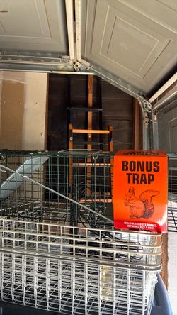 Live Animal Cage Trap with Bonus Trap