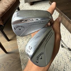 Callaway Jaws raw wedges. 48 and 52