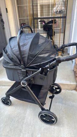 All New- 55 lb max Pet Dog or Cat stroller.  3 in 1 model. Detachable basket to carry or use in car.