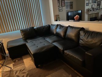 Black couches