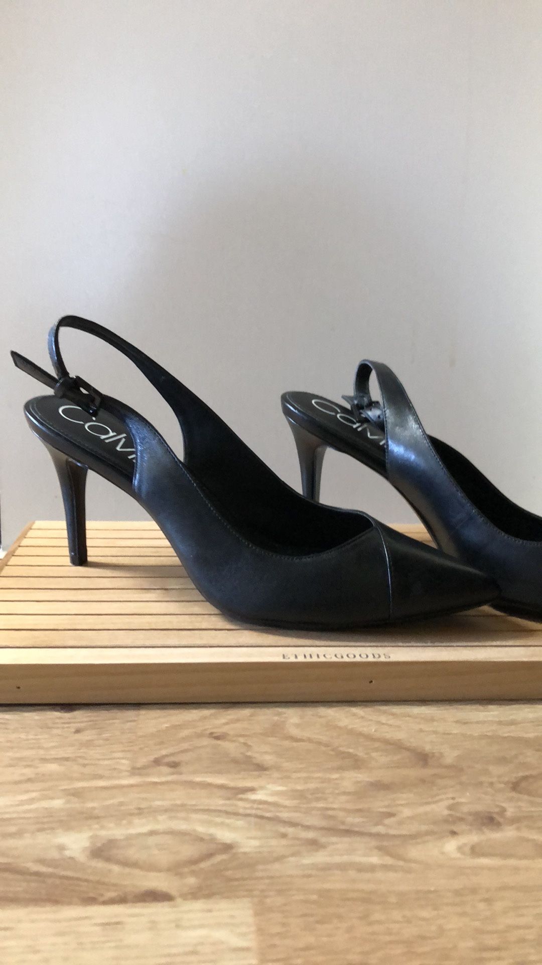 Calvin Klein Sling back heels (size 8.5)
