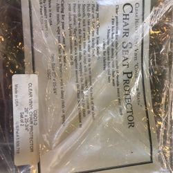 Vinyl Chair Seat Protectors (4)