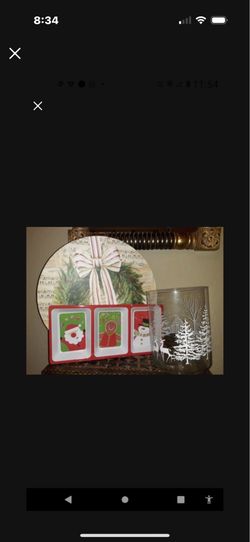 Three Piece Christmas Items
