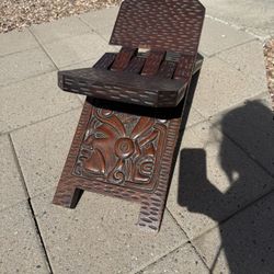 Carved Wood Coffee Table Base 