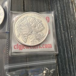 Liberty 1 Ounce Silver Buffalo Head .999