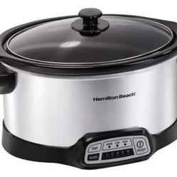 Hamilton beach programmable 6Qt slow cooker   1 pcs New  $40
