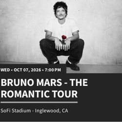 Bruno Mars Tickets 