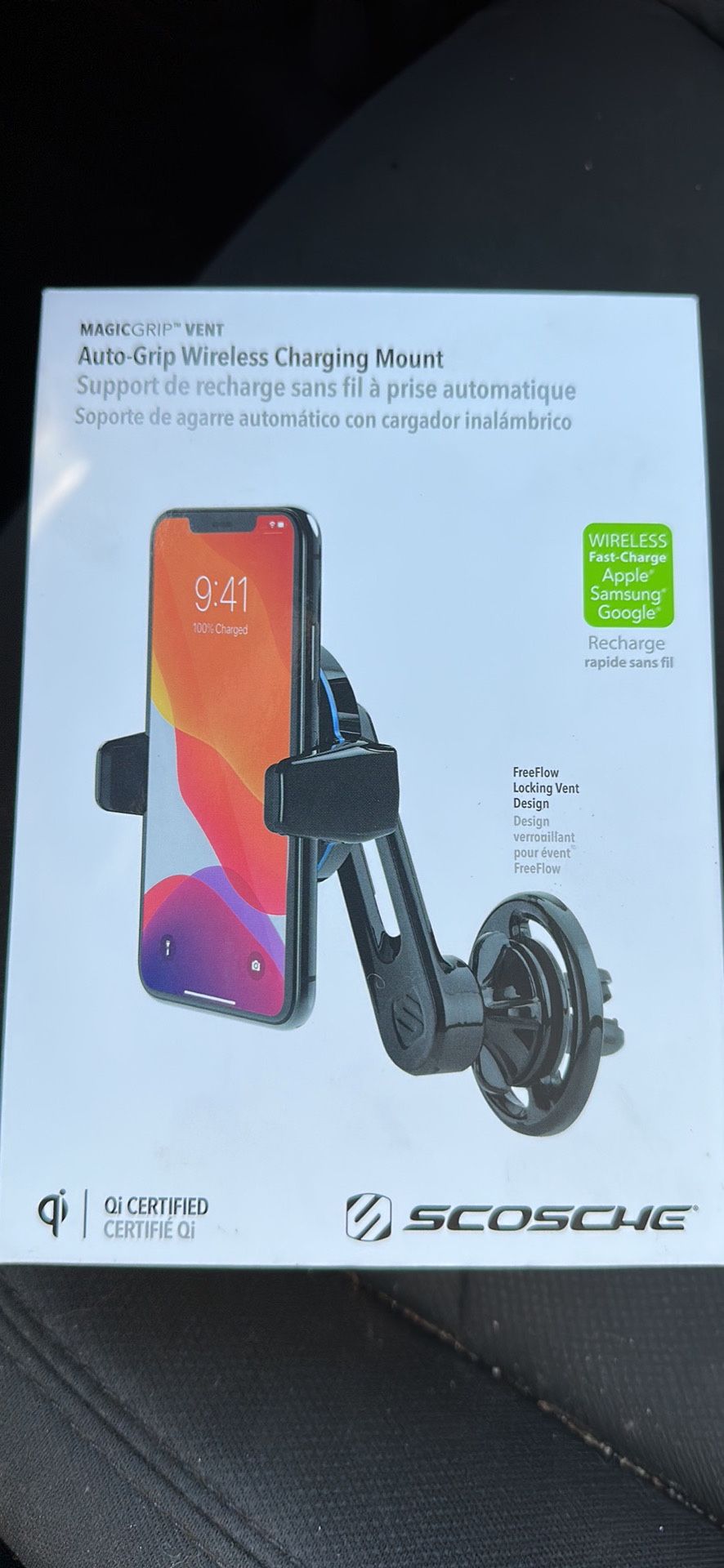 Scosche Grip Wireless Charger Brand New Scoche Magic Grip Car