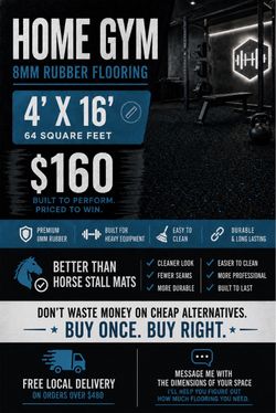 Gym flooring!