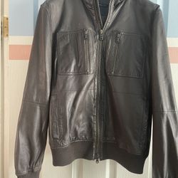 John Varvatos Leather Jacket 