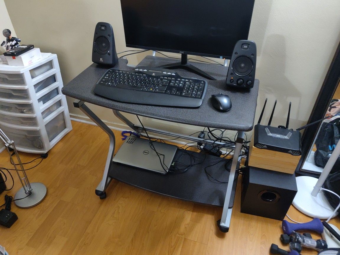 Mobile Computer Stand Desk