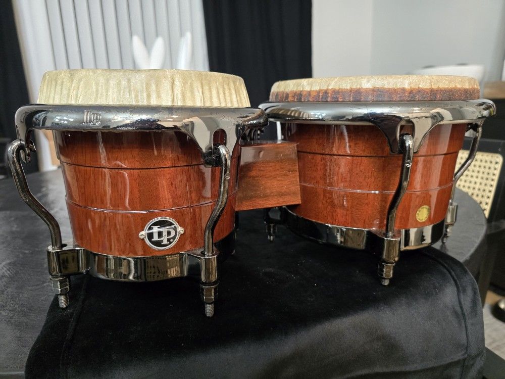 LP Bongos/ LP Hard Case And Cowbell