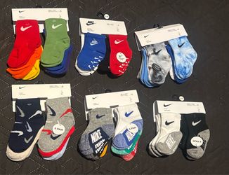 Baby Nike socks bundle