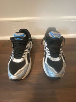 Blue asics gels