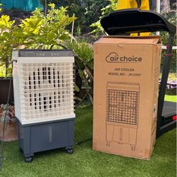 Air Choice Swamp Cooler, 3-in-1 Evaporative Air Cooler 1800CFM with 12H Timer, Remote Control, 4 Ice Packs & 5.3 Gal Water Tank, 110° Oscillation, 3 S