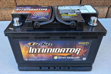 CAR BATTERY SIZE H6 OR 48 AGM